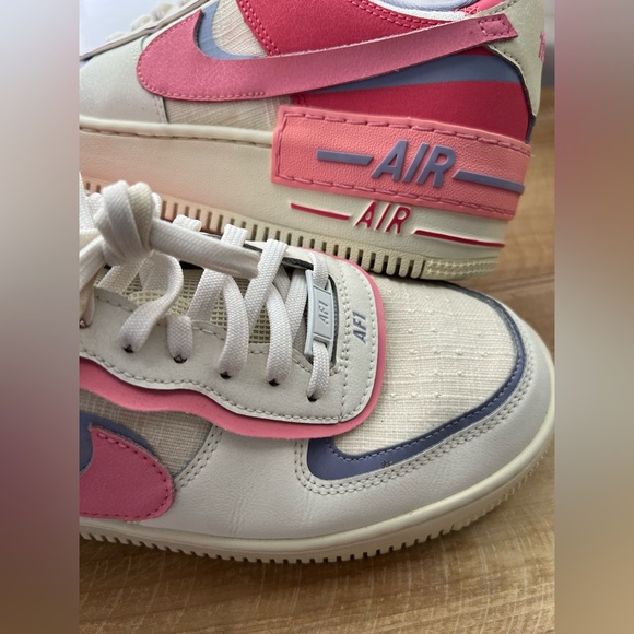 Nike Air Force 1 Shadow Sail Sea Coral Size 10/ EU 42 - Picture 8 of 10